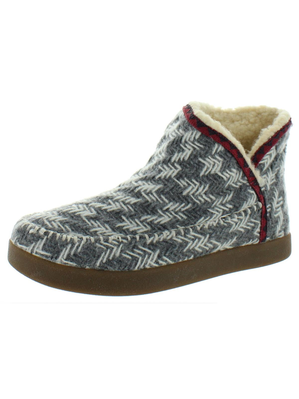 Sanuk Womens Nice Bootah Wool Blend Slip On Winter Boots Walmart