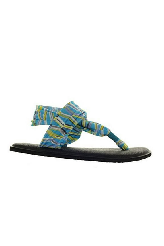 Womens Yoga Sling 2 Print, BLUE / GREEN MOD GEO, 6