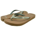 thumbnail image 1 of Sanuk Yoga Joy Desert Sage Slip On Rounded Open Toe Flip-Flop Summer Sandal (Desert Sage, 7), 1 of 5