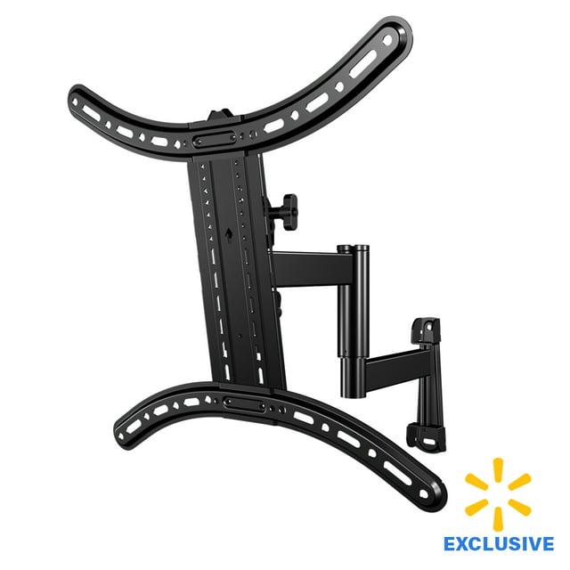 Sanus Vuepoint Full-Motion TV Wall Mount for TVs 32"-55" up to 55lbs - Swivels, Tilts, and Extends up to 18" From the Wall - Comes with 9.8' 4K HDMI Cable - FMF418KIT