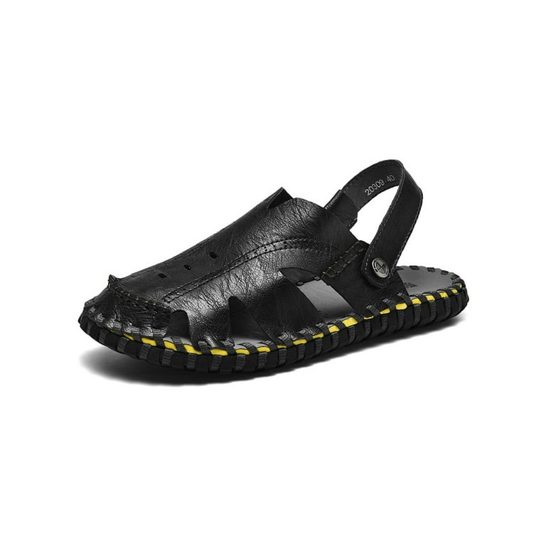 Mens slides best sale at walmart