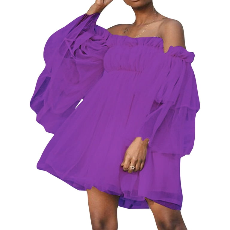 Dark purple summer dress outlet