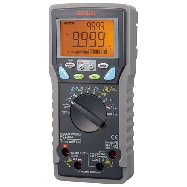 Sanwa PC720M  Digital Multimeter with True RMS + Datalogging and PC Link