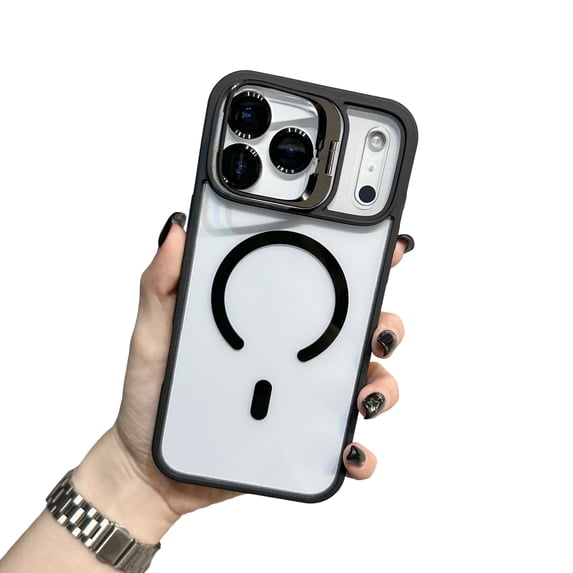 Sanwo Magnetic Shockproof Kickstand TPU Clear Back Cover Cell Phone ...