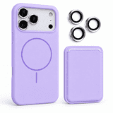 Sanwo Magnetic Silicone Wallet Cell Phone Case with Detachable Card ...