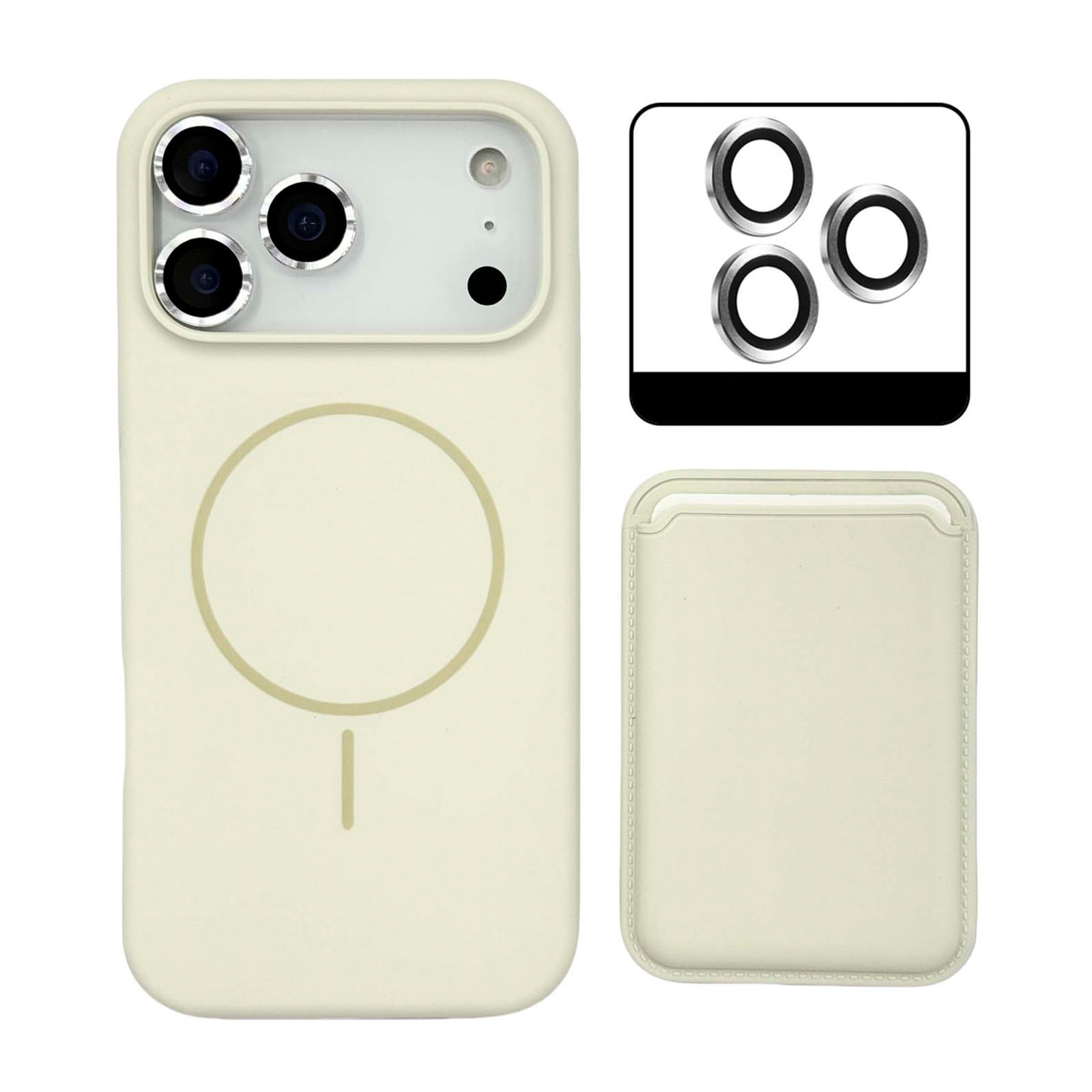 Sanwo Magnetic Silicone Wallet Cell Phone Case with Detachable Card ...