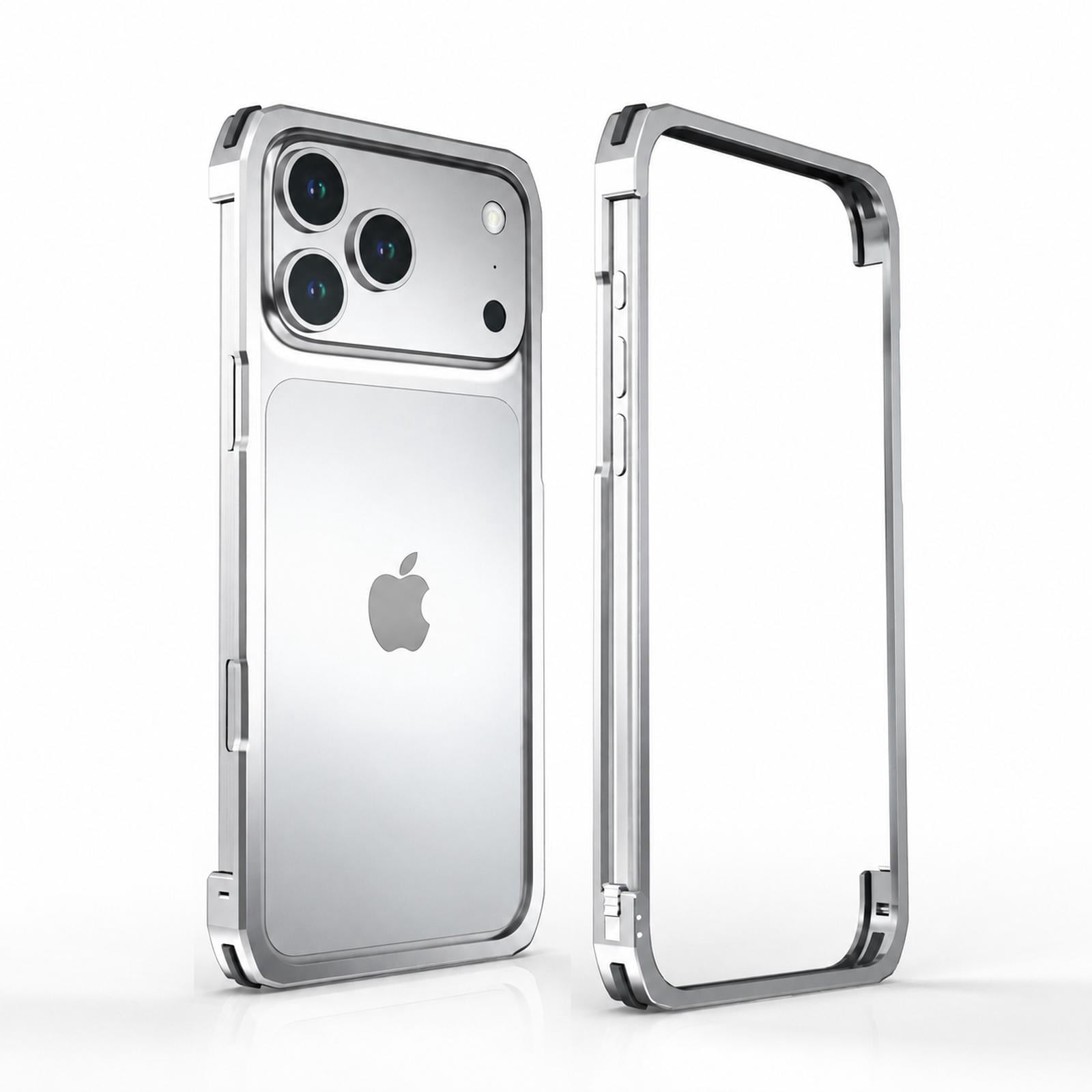 Sanwo for iPhone 18 Pro Bumper Case, Anodized Aluminum Metal Frame Slim ...