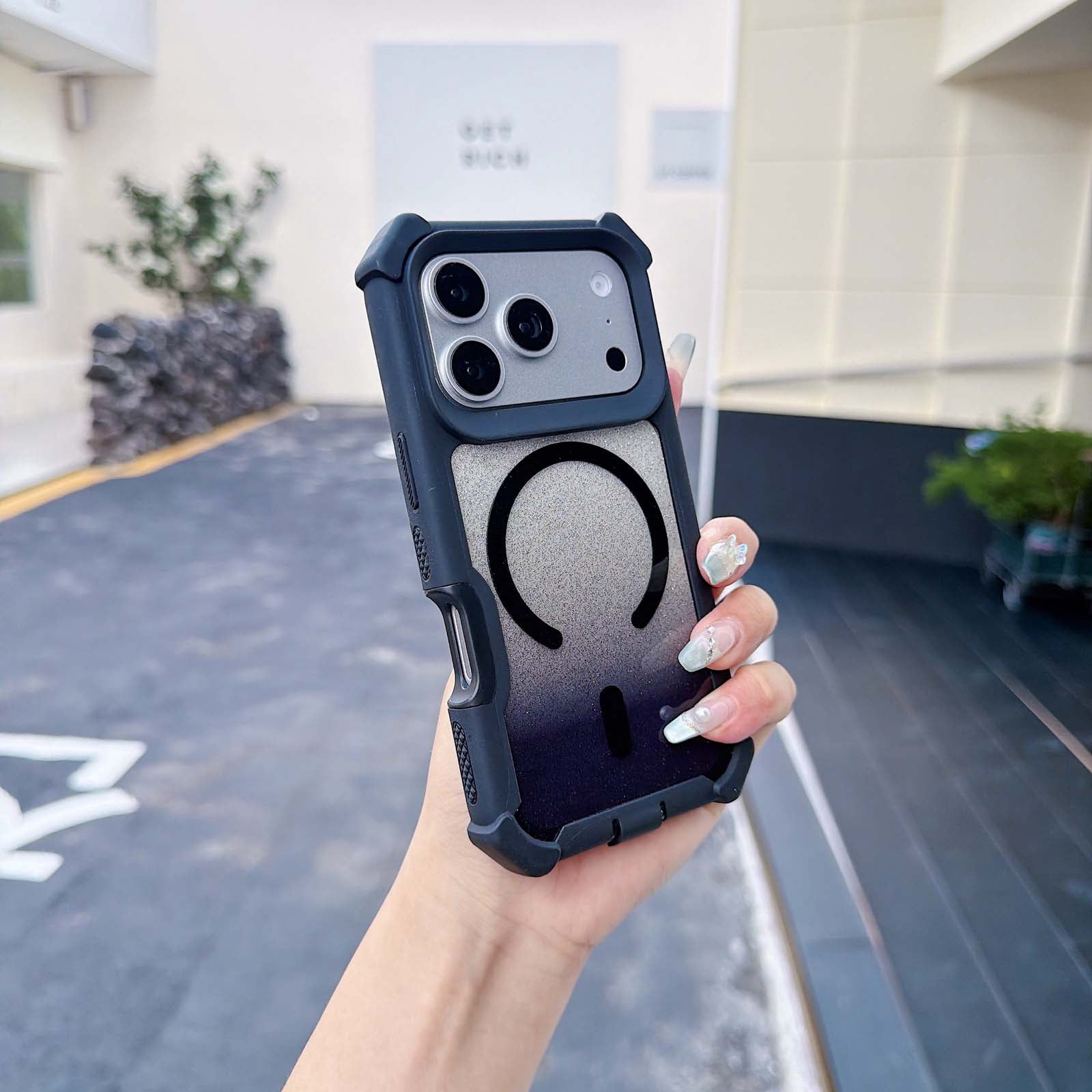 Sanwo for iPhone 18 Pro Case, Heavy Duty Shockproof PC+TPU Protective ...