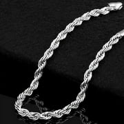 Sanwood Women's 925 Sterling Silver Twist Bangle Cuff Charm Bracelet Clasp Party Jewelry