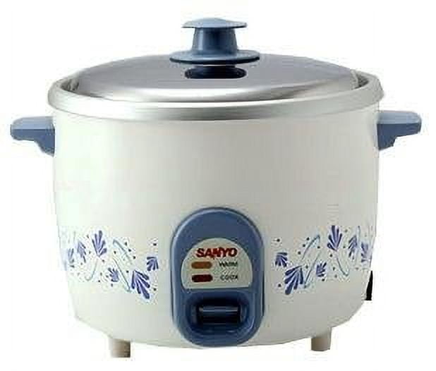 Sanyo 5Cup Rice Cooker & Vegetable Steamer for 220 Volt Countries (Not