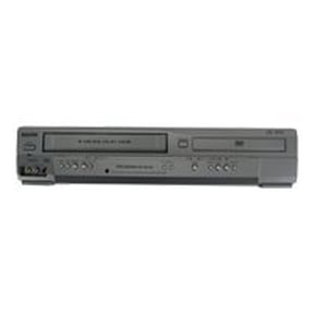 Restored Sanyo DVW-7200 DVD/VCR Hi-Fi Combo Player w/ Original Remote, Manual, A/V Cables, & HDMI Converter
