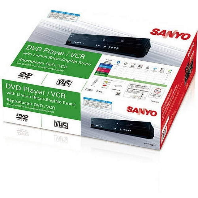 Sanyo FWDV225F DVD/VCR Player (New) - image 1 of 3