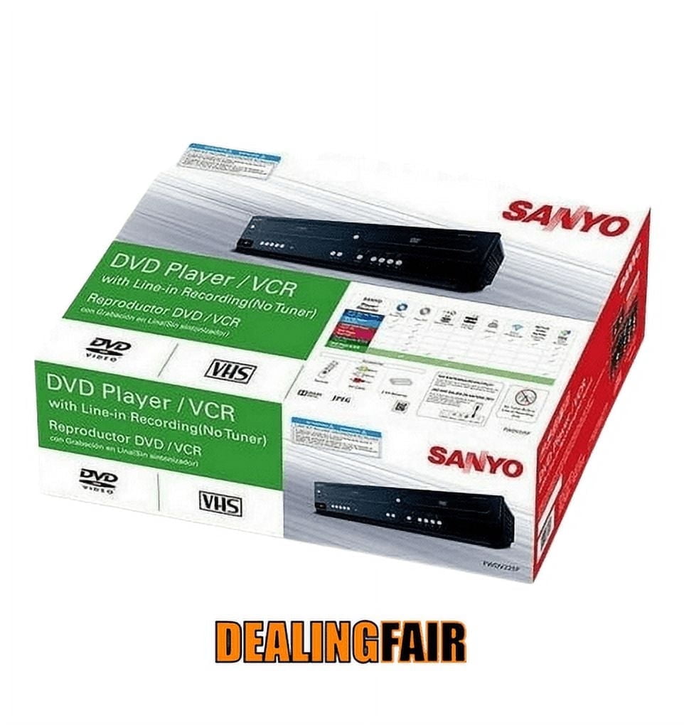 Sanyo FWDV225F VCR/DVD Combo Player with Dolby Digital Stream-Out
