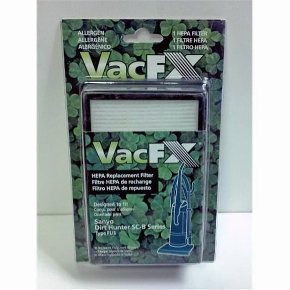 Sanyo Hepa Filter Fits Sanyo Upright Dirt Hunter Vacuum - SCFU3