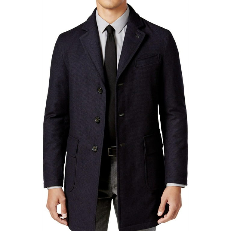 Sanyo Mens Chesterfield Pea Coat, Blue, X-Large - Walmart.com