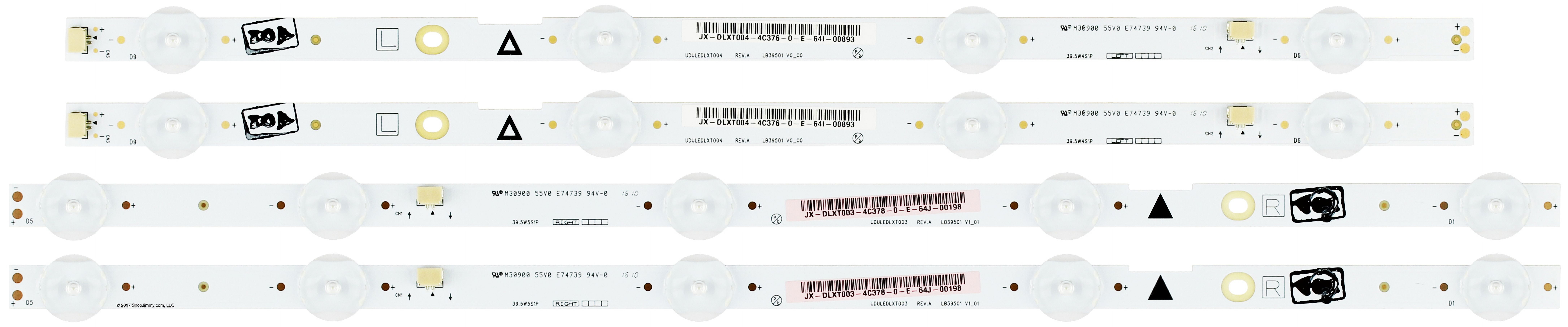 Sanyo UDULEDLXT003/UDULEDLXT004 LED Strips/Bars (4) FW40D36F