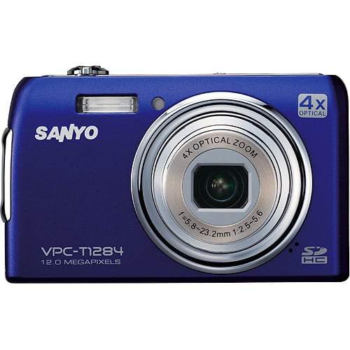Sanyo Vpc-t1284 Blue, 12mp Digital Camer