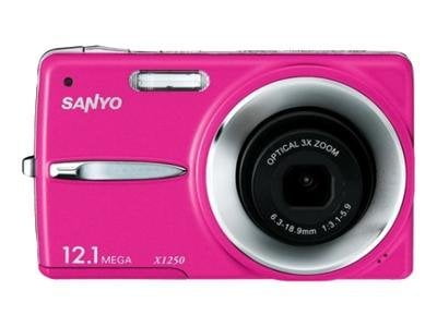 Sanyo VPC-X1250 - Digital camera - compact - 12.1 MP - 3x optical