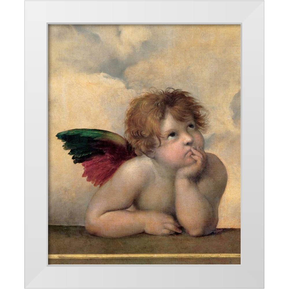Sanzio Raffaello 12x14 White Modern Wood Framed Museum Art Print sanzio-raffaello-12x14-white-modern-wood-framed-museum-art-print