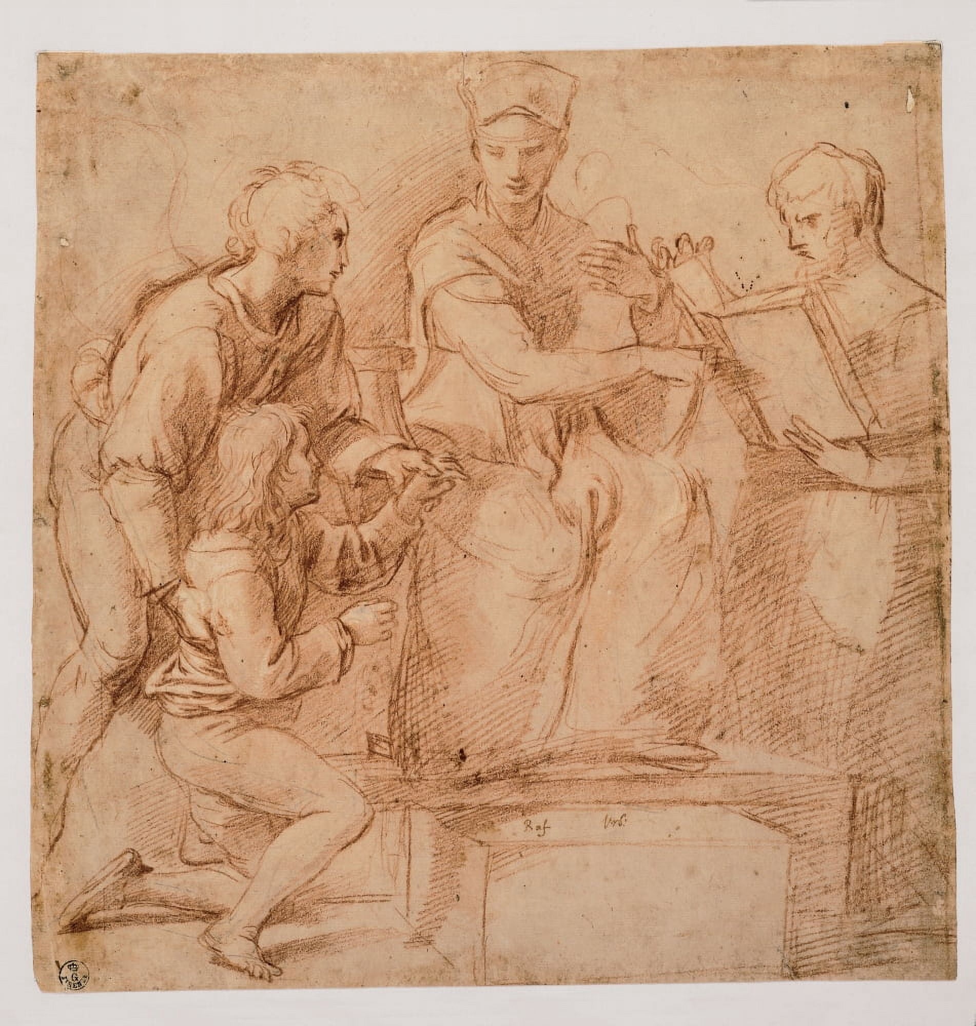 Sanzio Raffaello Canvas Art - (18 x 24)