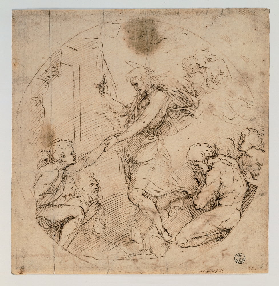 Sanzio Raffaello Canvas Art - (18 x 24)