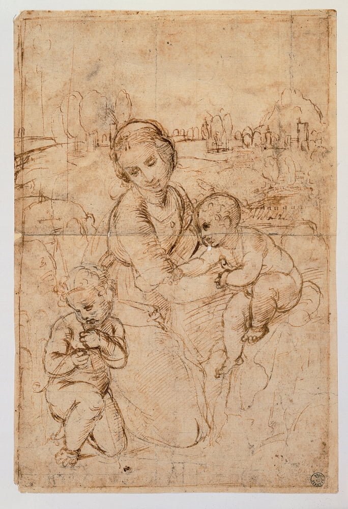 Sanzio Raffaello Canvas Art - (24 x 36)