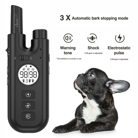 Saoqi 2600FT Dog Training Collars, Dog Shock Collar with Remote, 3 Modes Waterproof Rechargeable Dog Bark Collar for Small Medium Large Dog