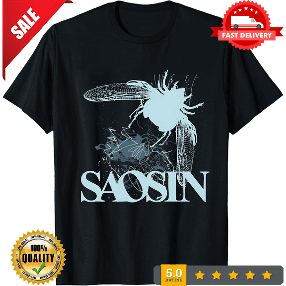 Saosin Band Black Unisex Cotton T-Shirt All Sizes, LIMITED EDITION-TH66322