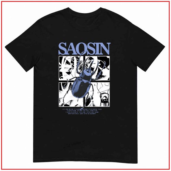 Saosin Bug EP Tracklist Album Art Emo Band Fan Unisex T Shirt V80755 Size S- 5XL