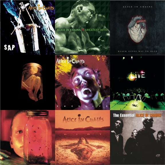 Sap & Greatest Hits & Black Gives Way To Blue & Nothing Safe: Best Of The Box & Facelift & Live & Jar Of Flies & Dirt & Essential Alice In Chains [CD Bundle]