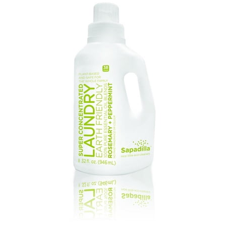 Sapadilla nice little eco-cleaners Rosemary/Peppermint Scent Laundry Detergent Liquid 32 oz 1 pk