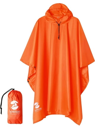 Rain Ponchos in Rain Accessories | Orange - Walmart.com