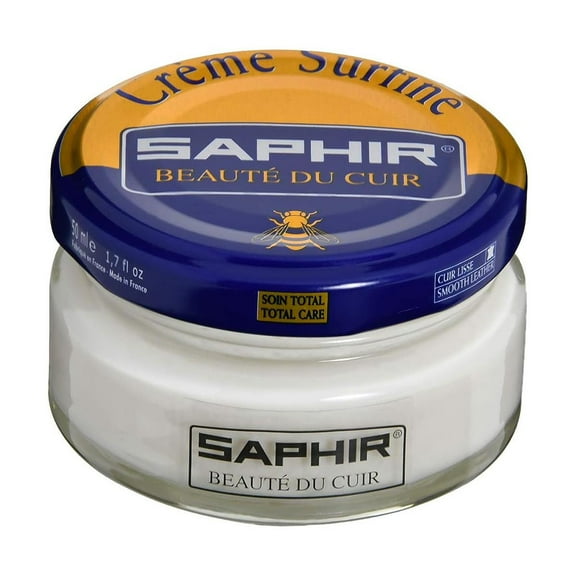 Saphir Beaute du Cuir Creme Surfine Shoe Polish 50ml Jar-02 Neutral