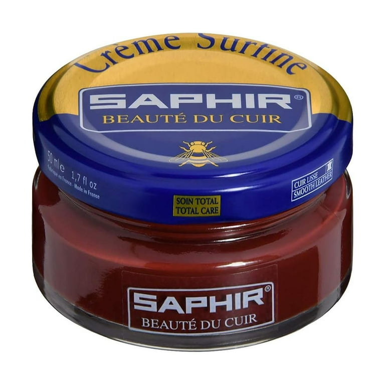 Saphir Beaute du Cuir Creme Surfine Shoe Polish 50ml Jar 09 Mahogany Walmart