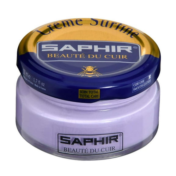 Saphir Beaute du Cuir Creme Surfine Shoe Polish 50ml Jar-85 Apple Mauve