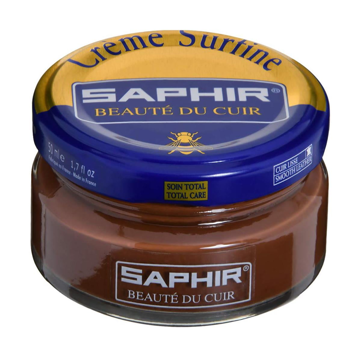 Saphir Beaute du Cuir Creme Surfine Shoe Polish 50ml Jar-08 Burgundy