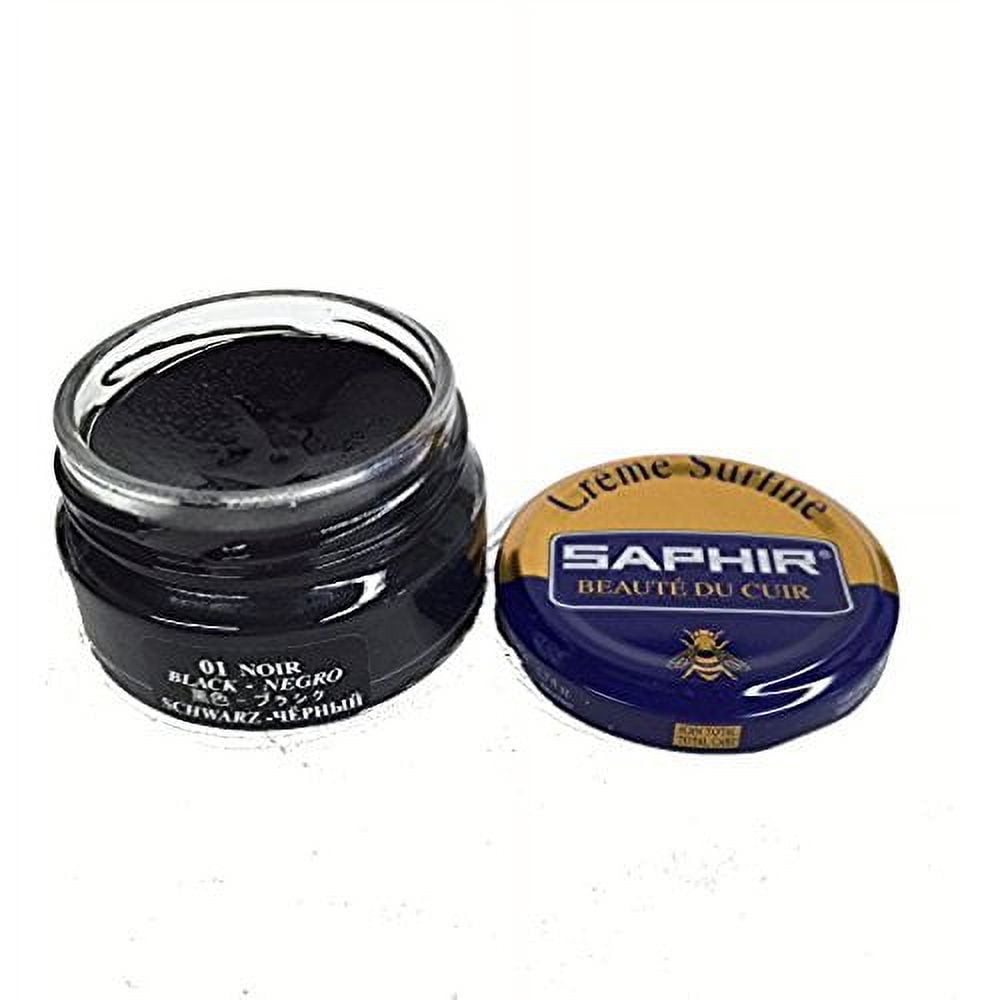 Saphir Creme Surfine Cream Shoe Polish Black 50ml - Walmart.com
