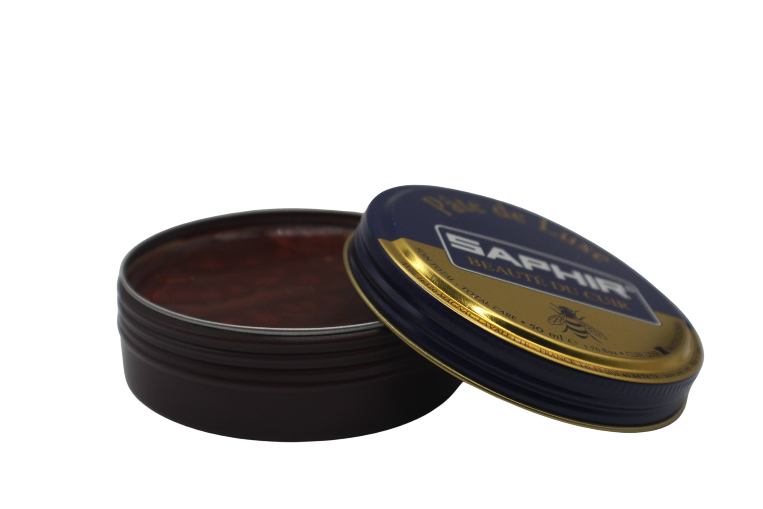 Saphir Pate de Luxe Wax Polish (50 ml) - Medium Brown - Walmart.com