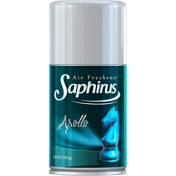Saphirus Air Freshener Aerosol, great and magic fragance for home, office, car, bathroom and any room, Odor Eliminator, Apollo, 6.25 FL.OZ