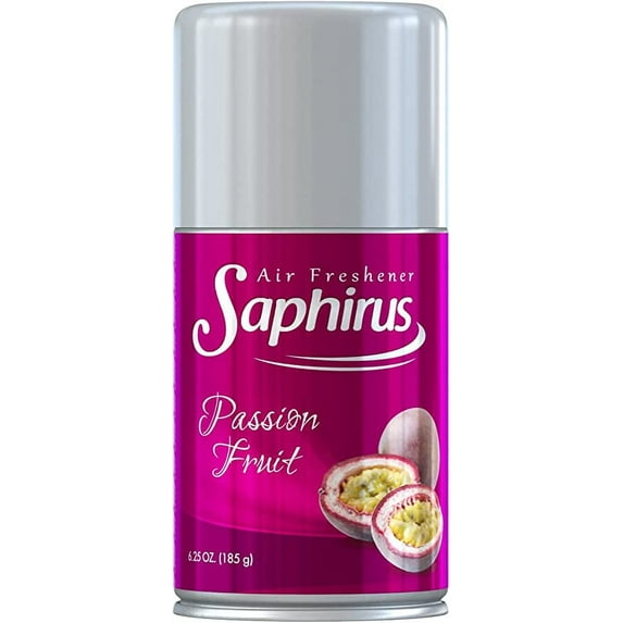Saphirus Air Freshener Aerosol, great and magic fragance for home, office, car, bathroom and any room, Odor Eliminator, Passion Fruit, 6.25 FL.OZ