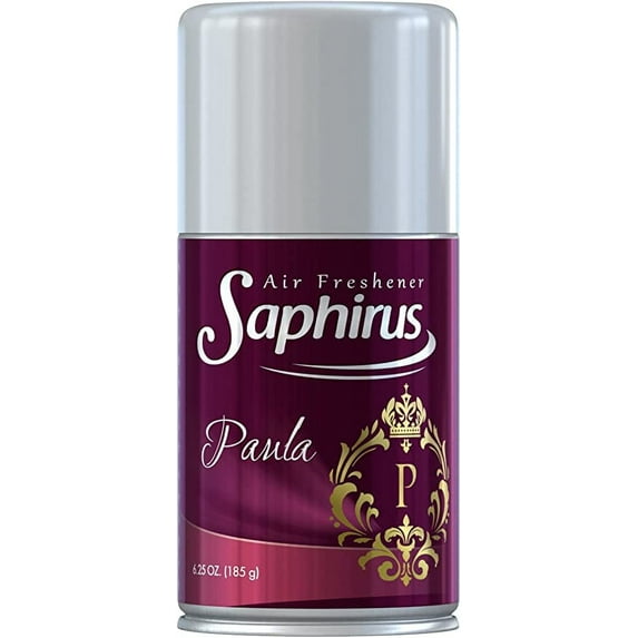 Saphirus Air Freshener Aerosol, great and magic fragance for home, office, car, bathroom and any room, Odor Eliminator, Paula, 6.25 FL.OZ