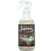 Saphirus Fabric and Air Freshener, great fragrance and essentials for Home, Office, Closet, Bathroom and any room, Odor Eliminator, Coconut & Vanilla, 8.45FL.OZ.