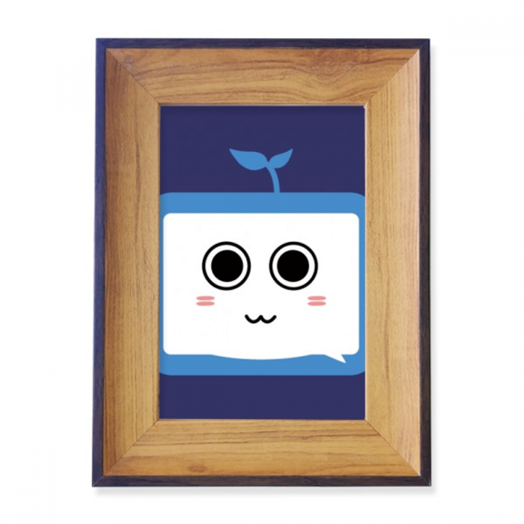 Saplings Cute Small TV Happy Original Photo Frame Exhibition Display Art Desktop Painting