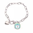 thumbnail image 1 of Saplings Surprised Small TV Face Original Heart Chain Bracelet Jewelry Charm Fashion, 1 of 3