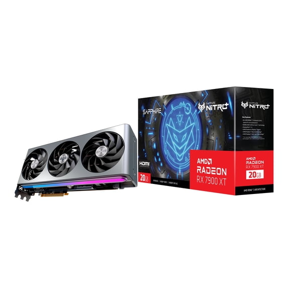 Sapphire 11323-01-40G NITRO+ AMD RADEON RX 7900 XT GAMING OC VAPOR-X 20GB GDDR6 GRAPHICS CARD