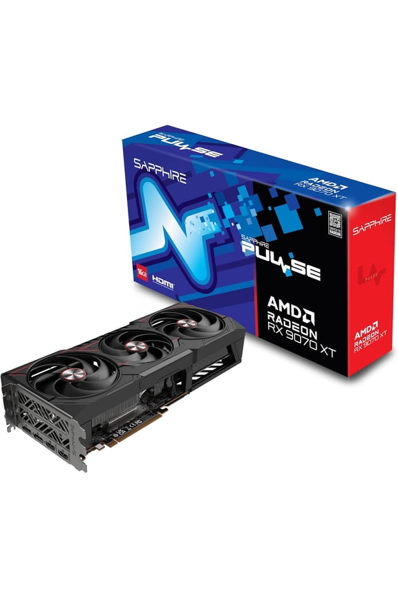 113480320G Pulse Radeon RX 9070 XT Gaming Graphics Card 16GB