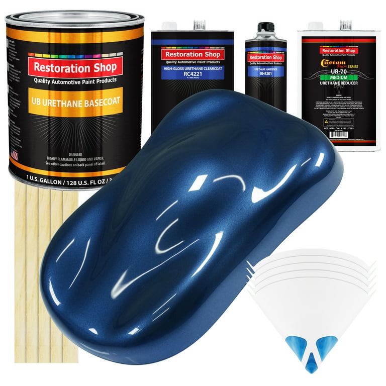 Sapphire Blue Metallic Gallon URETHANE BASECOAT CLEARCOAT Car Auto