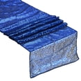 thumbnail image 1 of Sapphire Blue Table Runner 108" x 12", Long Shining Sequin Table Runner, 2Pcs, 1 of 4