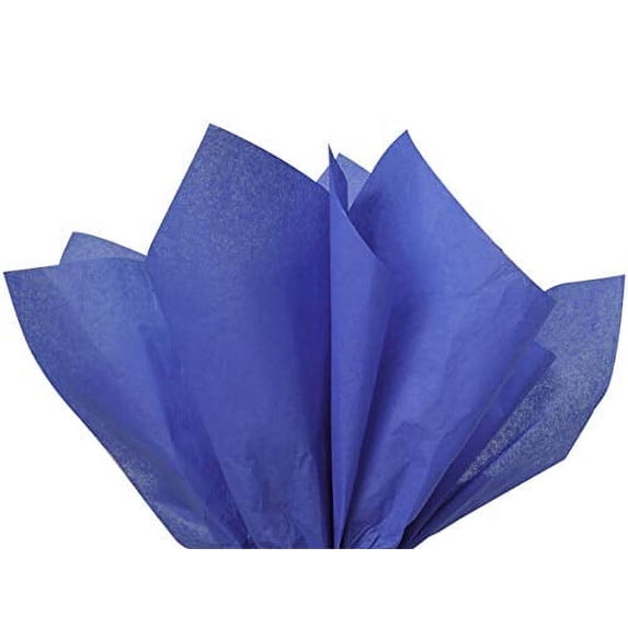 Sapphire Blue Tissue Paper Squares, Bulk 100 Sheets, Presents by A1 Bakery Supplies, Large 15 Inch x 20 Inch