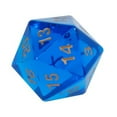thumbnail image 1 of Koplow d20 55mm Sapphire w/Gold (Spindown) New, 1 of 2